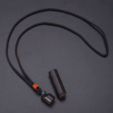 Shineland Wood Pendant Necklace for Women Men Collares Vintage Jewelry