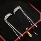 Long Tassel Zircon Ear Cuff No Piercing Earrings