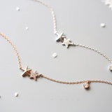 Star Necklace 925 Sterling Silver Sweet Girl Birthday Gift