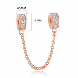 Crystal Charms Safety Chain for Jewelry Making