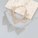 Rhinestone Tassel Anklet Foot Jewelry Beach Sandals Charms Anklet Women