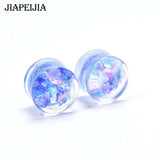 Sequins Ear Gauges 6-30mm Ear Tunnels Plugs