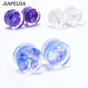 Sequins Ear Gauges 6-30mm Ear Tunnels Plugs