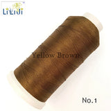 Shining Silk Nylon Thread 3Strands 0.2mm 1800M DIY Jewelry Tassel Brown/Black