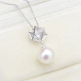 925 Silver Pearl Necklace Chain with Pendant Mountings