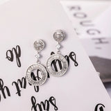 925 Silver Sapphire Drop Earrings for Women