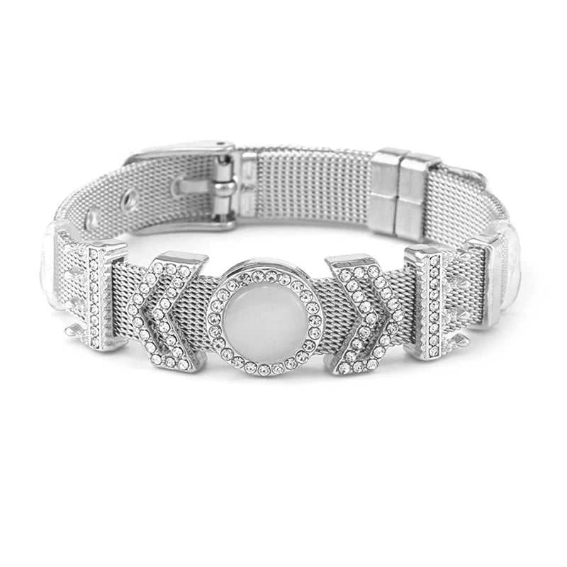 Shinning Crown Slide Charm Beads for 10mm Bracelet