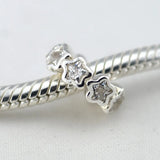 Shinning Star Space Beads For Jewelry Making Woman DIY Charms Fits Bracelets