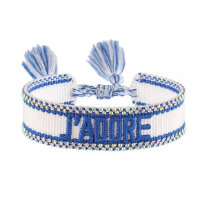 Shinning Woven Friendship Bracelets Adjustable Rope Bangle