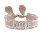 Shinning Woven Friendship Bracelets Adjustable Rope Bangle