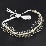 Crystal Bridal Wedding Head Piece Pearl Headbands