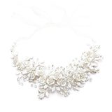 Crystal Bridal Wedding Head Piece Pearl Headbands