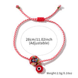 Martis Series Evil Eye & Thousand Flowers Glass Bracelet for Women