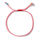 Martis Series Wooden & Turquoise Bead Greek Bracelet for Women