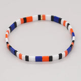 Shinus Bohemia Ethnic TILA Beads Elastic Line Bracelet