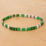 Shinus Bohemia Ethnic TILA Beads Elastic Line Bracelet