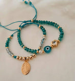 Freshwater Pearl Heart Bracelet Copper Beaded Jewelry Wedding Gift