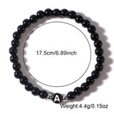 A-Z Charm Beaded Bracelet Men/Women Jewelry Boho Acrylic Bracelets