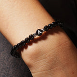 A-Z Charm Beaded Bracelet Men/Women Jewelry Boho Acrylic Bracelets