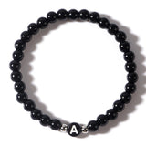 A-Z Charm Beaded Bracelet Men/Women Jewelry Boho Acrylic Bracelets