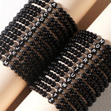 A-Z Charm Beaded Bracelet Men/Women Jewelry Boho Acrylic Bracelets