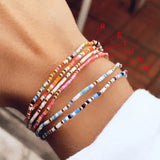 Minimalist Dainty Beaded Bracelets Handcrafted Stack Jewelry