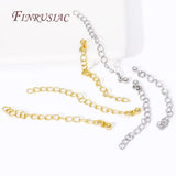18K Plated Metal Extension Chain for DIY Jewelry Making