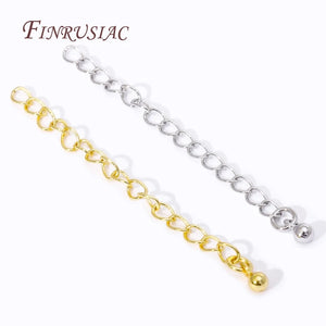 18K Plated Metal Extension Chain for DIY Jewelry Making