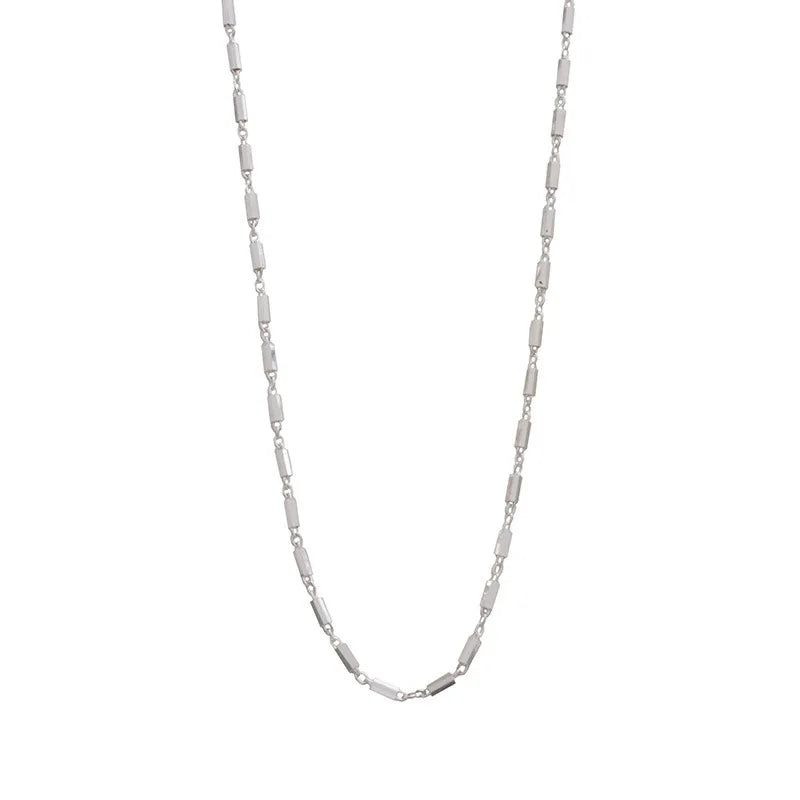 925 Silver Choker Chain Necklace Fine Jewelry 2021 Trend