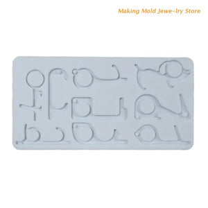 DIY Anti-epidemic Keychain Silicone Epoxy Resin Molds