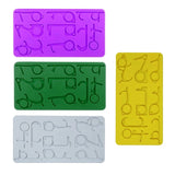 Silicone Epoxy Resin Molds for DIY Pendant Keychain Decoration