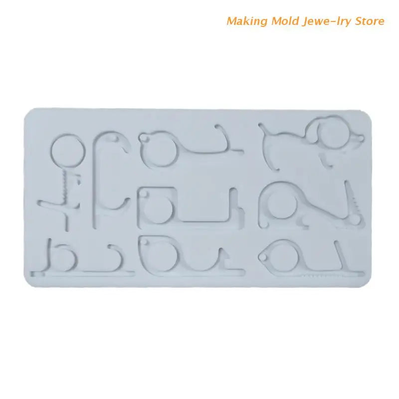 DIY Anti-epidemic Keychain Silicone Epoxy Resin Molds