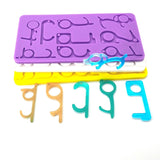 Silicone Epoxy Resin Molds for DIY Pendant Keychain Decoration