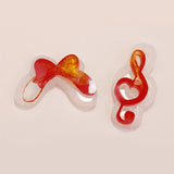 Bow-knot Musical Note Resin Mold Pendant UV Epoxy Silicone Molds