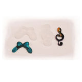 Bow-knot Musical Note Resin Mold Pendant UV Epoxy Silicone Molds