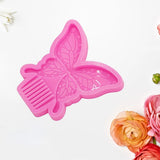 Butterfly Comb Epoxy Resin Mold Hair Jewelry Hair Pick Silicone Mould DIY