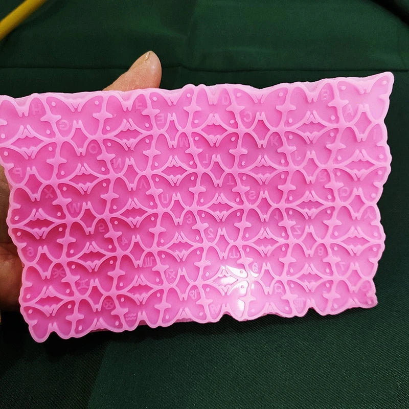 Butterfly Keychain Silicone Epoxy Resin Mold DIY Earrings Pendant Decoration