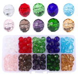 Crystal Beads Bicone Glass Beads Box Set for DIY Jewelry Making