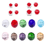 Crystal Beads Bicone Glass Beads Box Set for DIY Jewelry Making