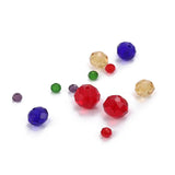 Crystal Beads Bicone Glass Beads Box Set for DIY Jewelry Making