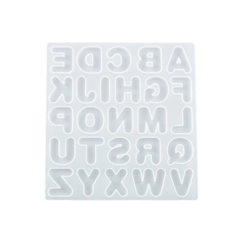 English Alphabet Earrings Silicone Mold DIY Jewelry Keychain Pendant