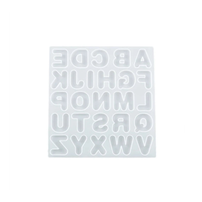 English Alphabet Earrings Silicone Mold DIY Jewelry Keychain Pendant