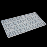 Alphabet Keychain Silicone Resin Mold DIY Pendant Jewelry for Bags