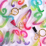 Alphabet Pendant Keychain Mold for Halloween Craft