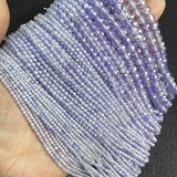 Faceted Purple Zircon Beads for Jewelry Making