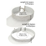 Rhinestone Chunky Choker Necklace for Women