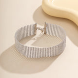 Rhinestone Chunky Choker Necklace for Women