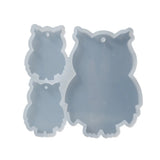 Bear Owl Ornaments Silicone Epoxy Resin Mold DIY Keychain Pendant Jewelry