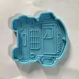 Cartoon School Bus Keychain Silicone Mold