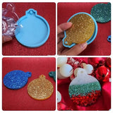 Christmas Ornament Resin Molds Keychain Silicone Molds